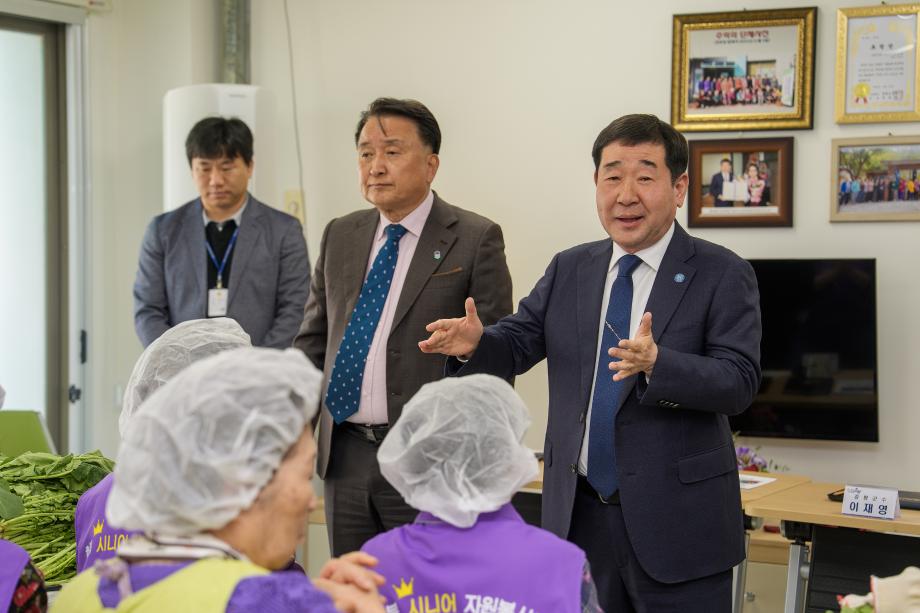 김영환 도지사 방문