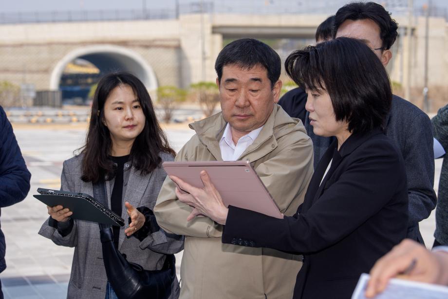 종합운동장 사인물 현장점검