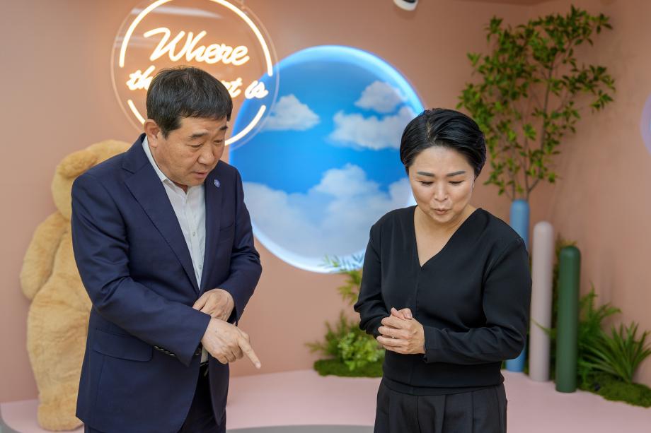 오창 맘카페 회장 방문