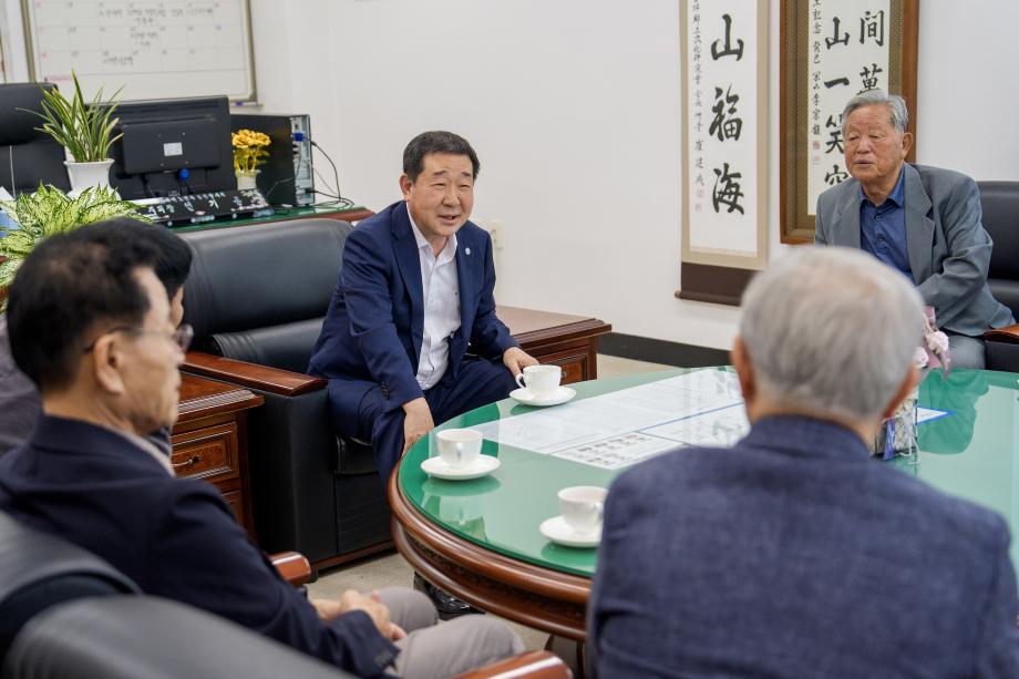 노인의날맞이 노인지회 방문