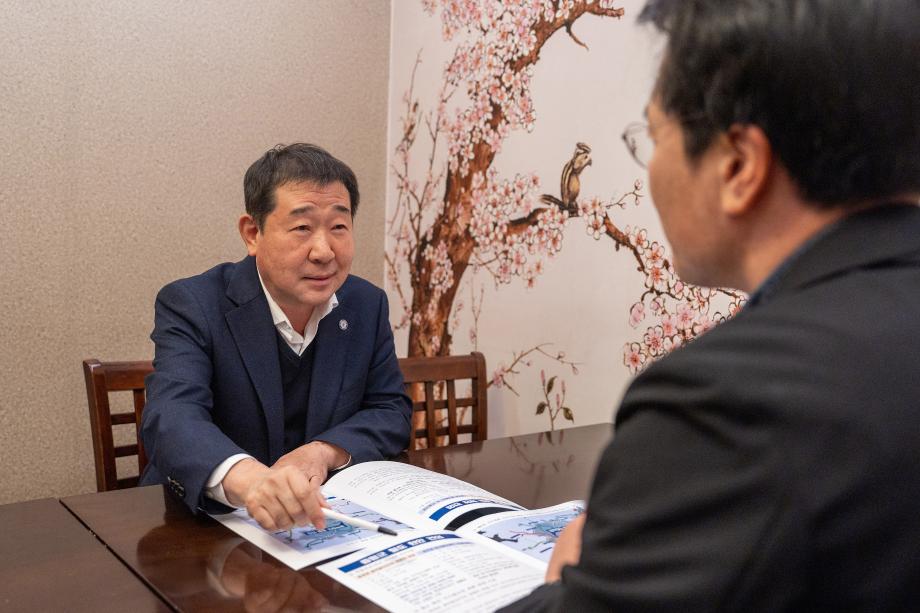 한국교통연구원 철도교통연구본부장 면담